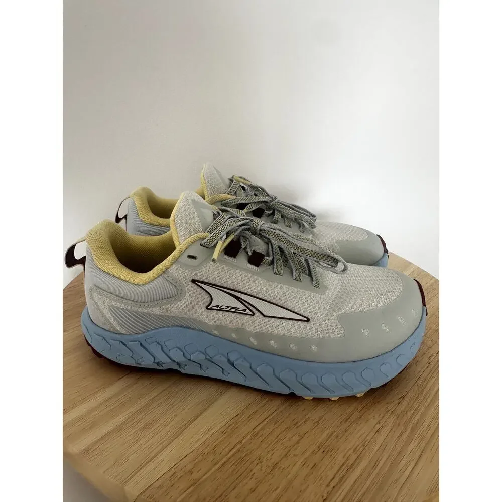 Altra Women's Outroad 2 Hybrid Trail Road Running Shoes Light Blue Yellow Size 7
